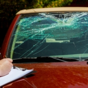 Car Window Crack