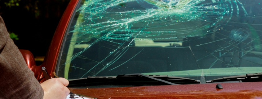 Car Window Crack