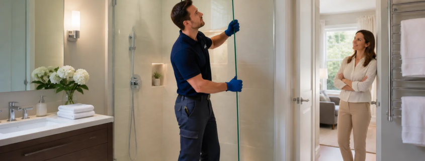 Replacing a Shower Screen Before Hosting Guests